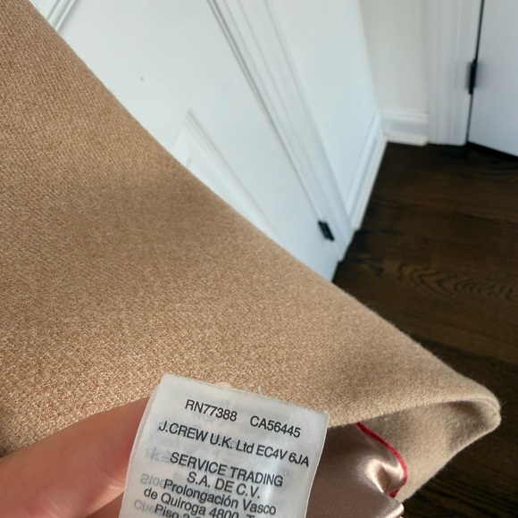 J. Crew Camel Wool Coat - Picture 4 of 7